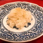 日本料理 一会 - 独活の飯蒸し