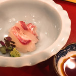 日本料理 一会 - 真鯛のお造り