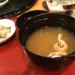 日本料理 一会 - お味噌汁・香の物