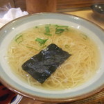 神東寿司 - プラス100円のにゅうめん