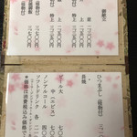 うなぎ魚徳 - メニュー