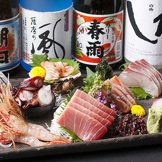 Plenty of fresh seafood! We recommend the sashimi platter♪