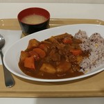 食堂 けやき - 野菜ごろごろカレーwith雑穀米