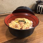 蕎麦　冷麦　嵯峨谷 - 炭火親子丼（小）330円