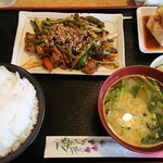 イースト・ロード - ハラミスタミナ焼き定食(ご飯大盛り) ¥600