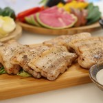 鹿儿岛县产六黑白猪五花肉的韩式烤猪五花肉 【7月~9月】