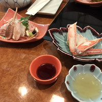 かに道楽 銀座八丁目店 - かに酢とカニのお刺身