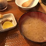 おいでやす　おおきに屋 - あら汁と漬物