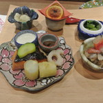 日本料理 潤花 - 焼き物八寸