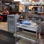 老虎醬溫州大餛飩 - 歩道沿いの厨房