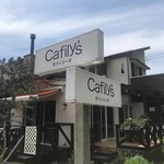 Cafily's - 店舗看板(かなり小さい)
