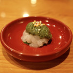 日本料理 たかむら - 富山産白海老とわらびすり