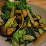 ふみや - ナス炒め540円