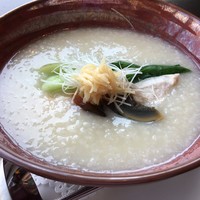 ルーキスガーデン 上野店 - 【お粥】鶏白湯で炊かれたご飯