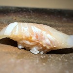 菊鮨 - 真子鰈（大分）・ふくよかな旨みを感じ美味。