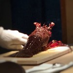 菊鮨 - 伊勢海老様が登場