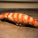 菊鮨 - 車海老（天草）・・甘くて美味しい。