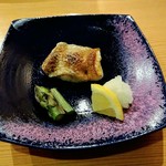 小判寿司 - ノドグロと紫アスパラガス
