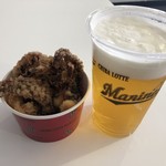 アジアンキッチン　MIHAMA亭 - イカゲソからあげと生ビール