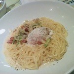 モッチモパスタ - 半熟タマゴのカルボナーラ