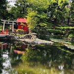 やなぎに桜 - お店の近くの須藤公園