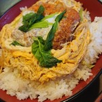 鳴子 - エビかつ丼アップ