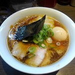 支那そばや - 山水地鶏ワンタン醤油らぁ麺