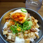 支那そばや - 味玉のせ