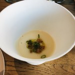 CHIOSCO - 蕪のスープ。