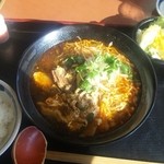 焼肉とうげん - カルビラーメンランチ￥750