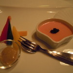 バーニャカウダ？と赤ピーマンのムース