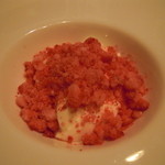 Ristorante YAMANOE - パンナコッタ　クラッシュストロベリー添え