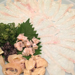 川せ - カワハギ刺し