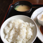 ソラカフェ - ご飯　味噌汁