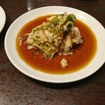 豫園　 - 蒸し鶏醤油ソース