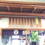 支那そば 熊文 - 壁のメニュー