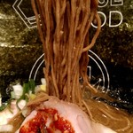 すごい煮干ラーメン凪 - うん、粗挽き蕎麦だね！