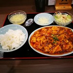 順香 - A定食　麻婆豆腐　750円 → 700円