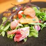 裏参道牛肉店 - スモササラダ