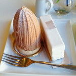アテスウェイ - モンブラン520円。フロマージュクリュ380円。