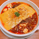 蝋燭屋 - 焼きチーズ麻婆麺 倍辛 1200円