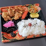 銀Shari工房 さ蔵 - からあげ弁当　400円