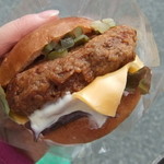 ゴジュウニチョウメベーカリー - 52CHO-MEﾁｰｽﾞﾊﾞｰｶﾞｰ280円★3.5