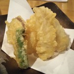 旬鮮の里 西の丸 - きすの天ぷら