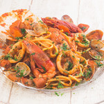Seafood tomato cream sauce “Pescatore”