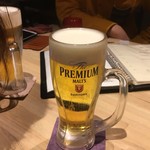 おいしいワイン 季節のお料理 ハチアナ - 生ビールはプレモル