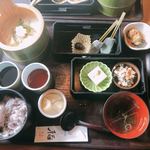 嵯峨とうふ　稲 - 手桶くみあげ湯葉御膳 1720円