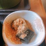 嵯峨とうふ　稲 - わらび餅