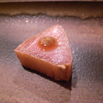 鮨 安吉 - 鰤の炙り・和からし