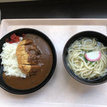 高松病院 - カツカレー・かけうどん